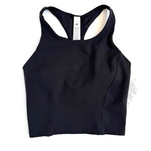 NWT Lululemon Wunder Train Racerback Tank Medium Support, B/C - Black - 6